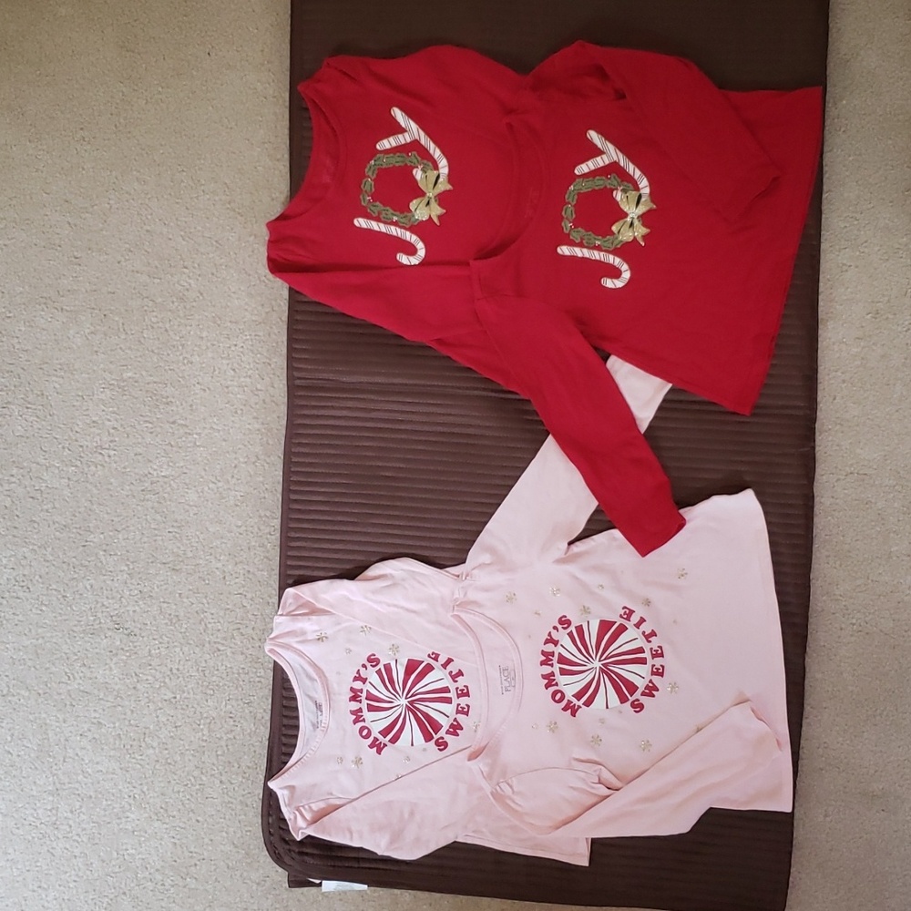 Children's Place 3T holiday shirts long sleeve. Great for twins!